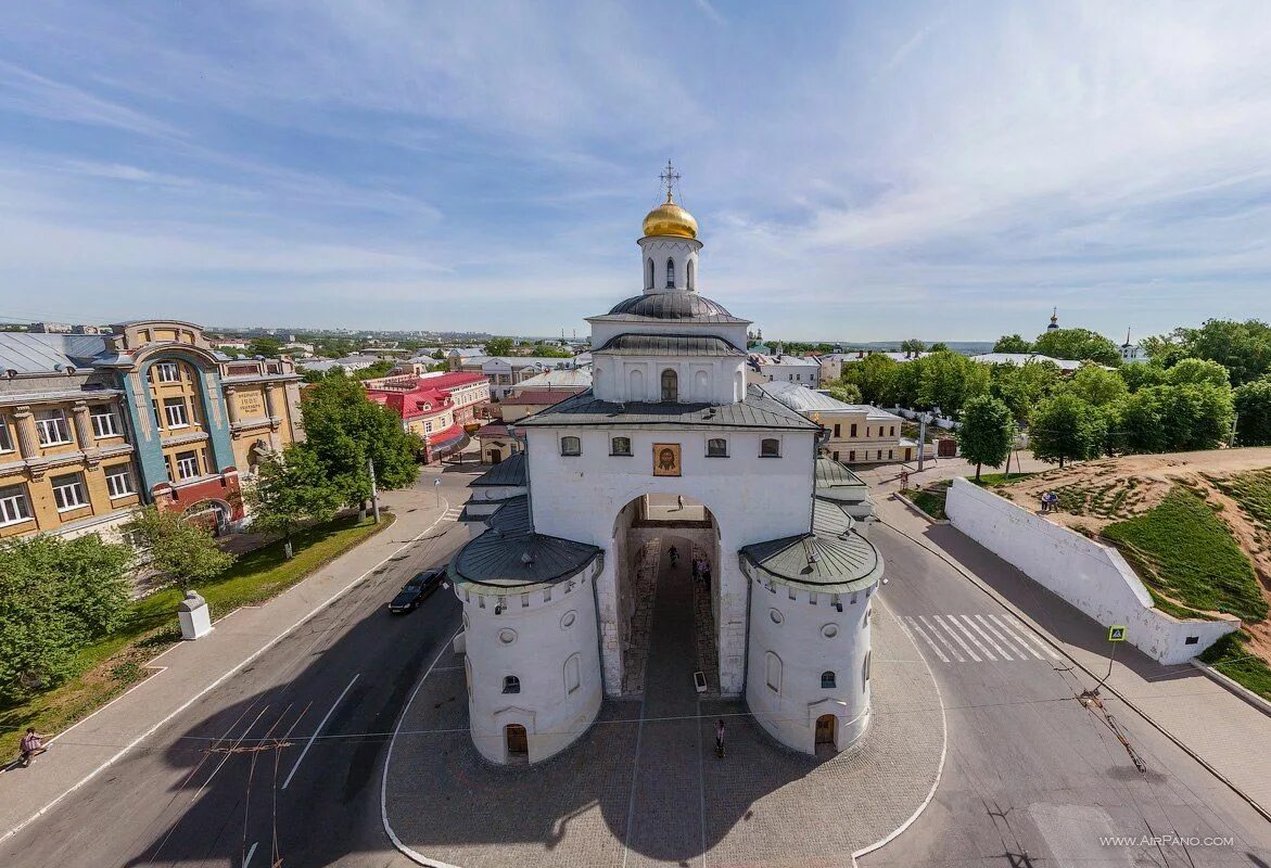 Показать фото владимира Панорама города Владимир. Россия 360 °.