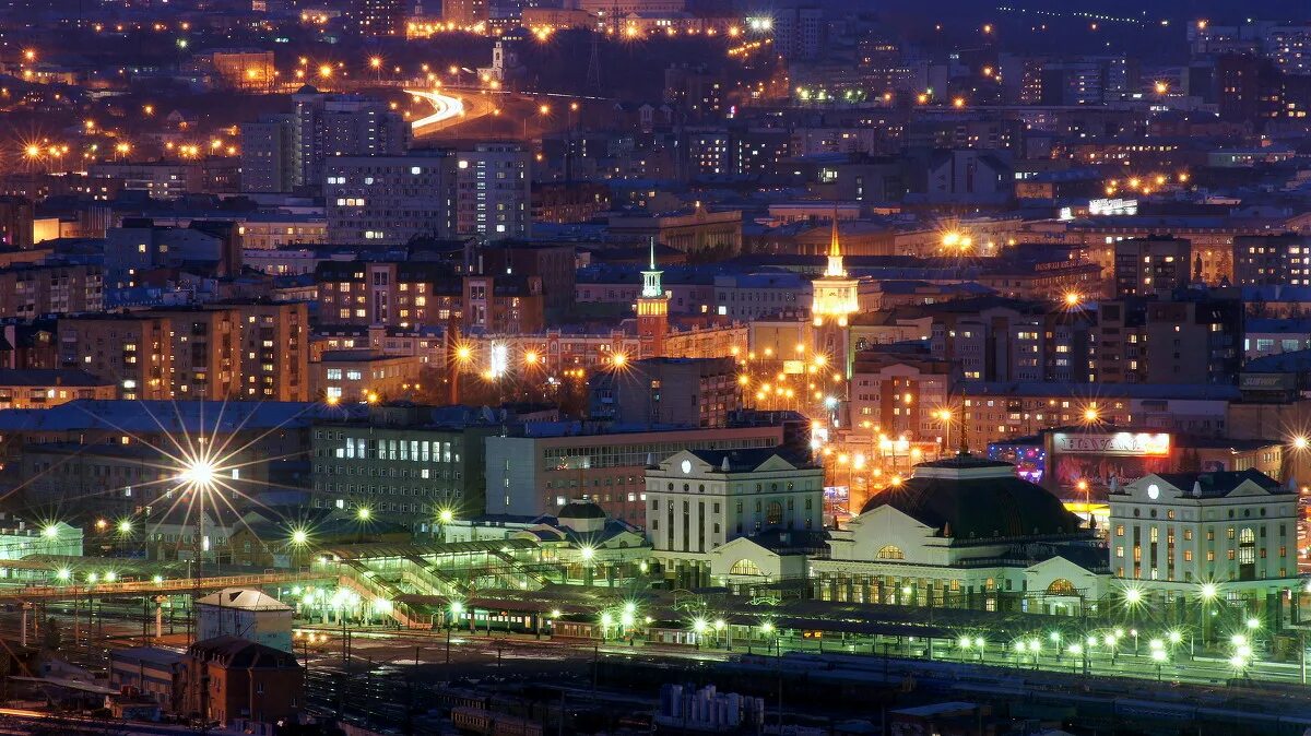 Показать г красноярск фото Красноярск. Ж.Д. вокзал :: Александр - Социальная сеть ФотоКто