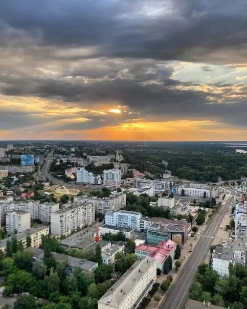 Показать город липецк фото A view of Lipetsk Here: nebo.48 2022 Красивый Липецк ВКонтакте