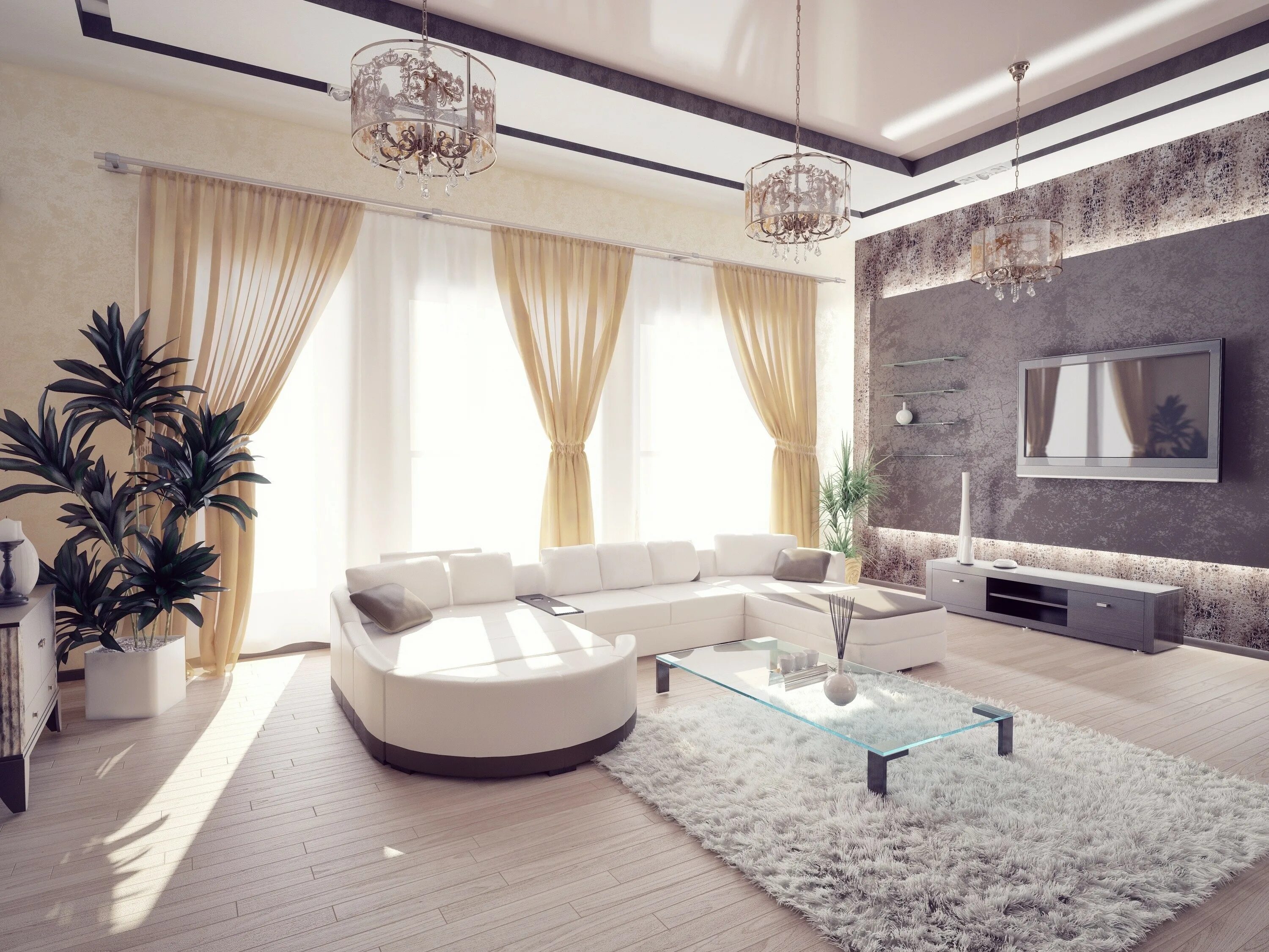 Показать интерьер гостиной Wallpaper : swimming pool, interior design, cottage, sofa, floor, style, home, a