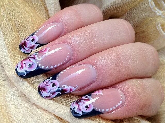 Показать красивый маникюр с рисунком Artificial nails - Wikipedia