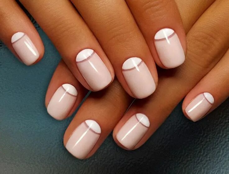 Показать маникюр на коротких Pin on nails Moon nails, Manicure, Hair and nails