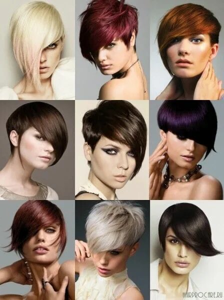 Показать модные прически женские 62 Different Colors Bob Hairstyles for Your Pinterest Boards