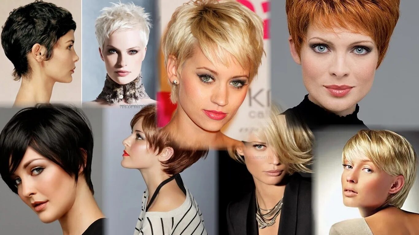 Показать модные стрижки фото Stylish short female haircuts. 2023 Салон "РОМАШКА" и ногтевые студии "НОГОТОК" 