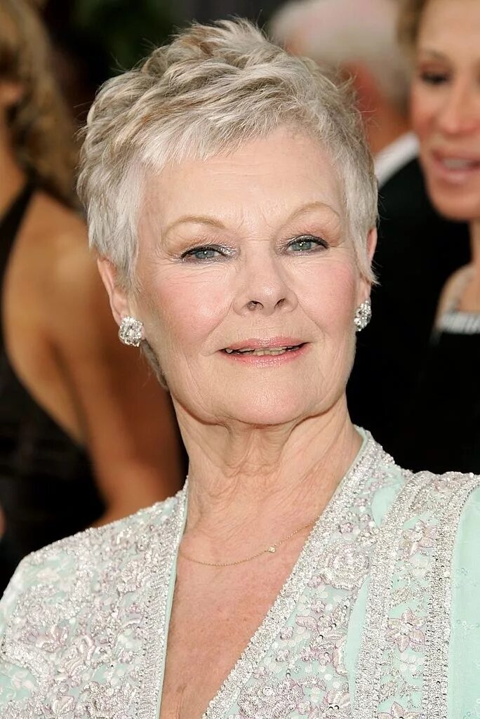 Показать прически для женщин 60 лет 25 Photos That Prove That Dame Judi Dench Has Always Been A Babe