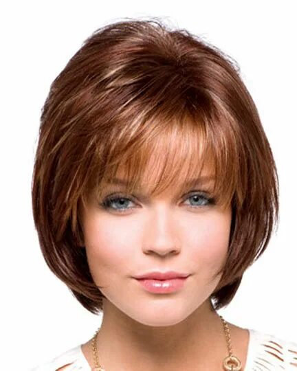 Показать прически каре каскад Rene of Paris Wigs Shannon Short hair with bangs, Short hair cuts for women, Sho