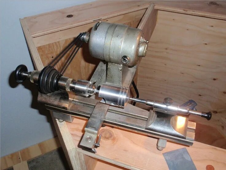 Показать самодельные станки Restoring an Old Mini Lathe