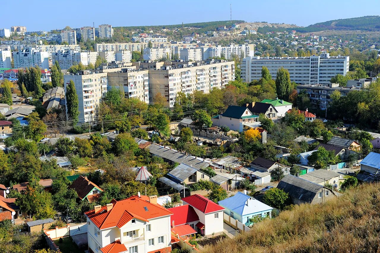 Показать симферополь фото Няйф:Вид на жилмассив - panoramio.jpg - Википедиесь