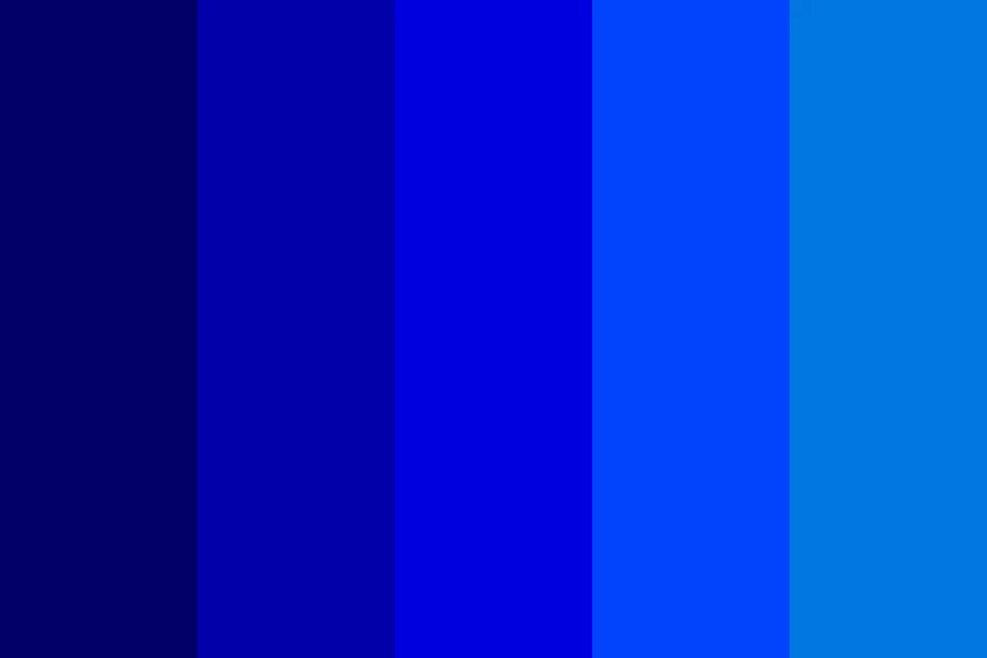 Показать синий цвет фото Navy Blues Color Palette