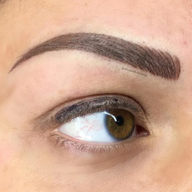 Показать татуаж Cosmetic Tattoo Permanent Makeup Maquillage permanent Sourcils permanent Permane