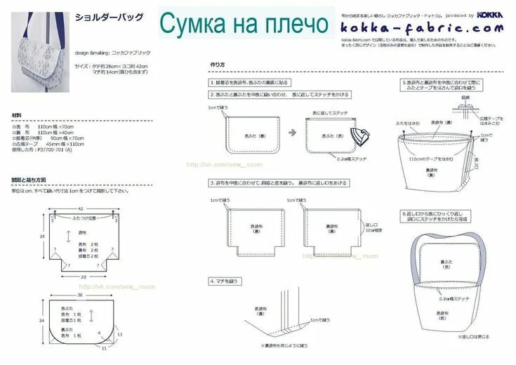 Показать выкройку хозяйственной сумки через плечо Новости (с изображениями) Выкройка сумки, Выкройки