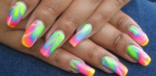 Показать яркий красивый маникюр 25 Crazy Summer Nail Design Ideas Crazy summer nails, Crazy nail designs, Crazy 