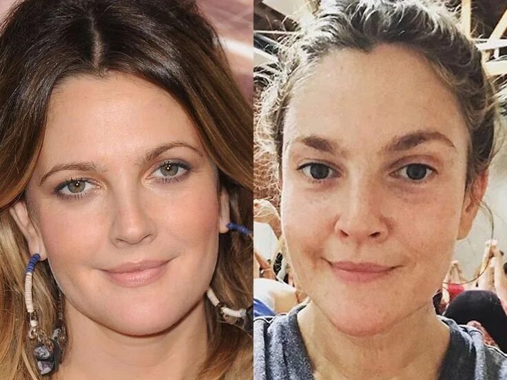 Покажи без макияжа What 43 actresses look like without makeup Celebs without makeup, Without makeup