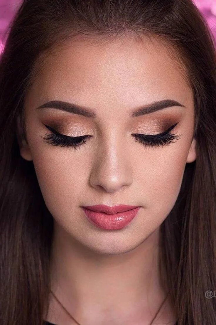 Покажи фотку легкий макияж Pin on Maquillaje de ojos