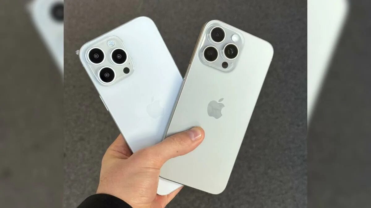 Покажи фото айфон 15 про макс iPhone 16 Pro Max looks super-sized next to 15 Pro Max in new leak - how big is 