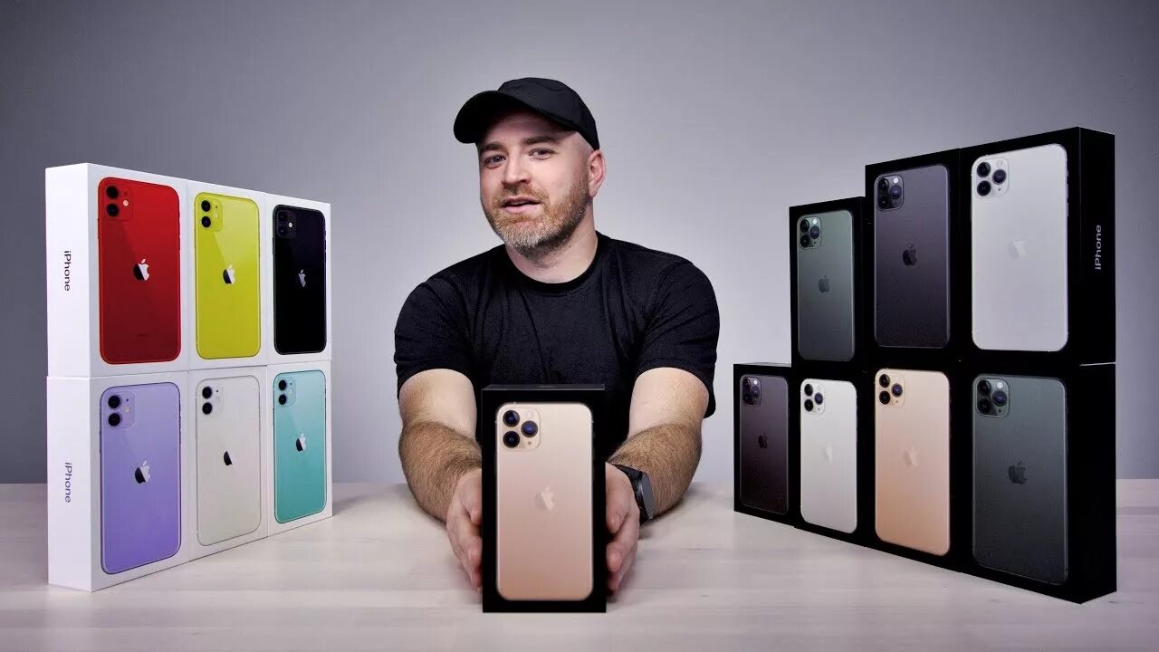 Покажи фото айфонов про макс Unboxing Every iPhone 11, iPhone 11 Pro, iPhone 11 Pro Max - YouTube