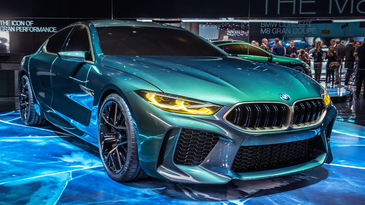 Покажи фото бмв м 8 This is the BMW Concept M8 Gran Coupe Top Gear