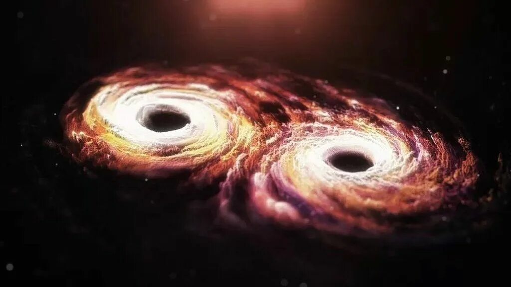 Покажи фото черной дыры Scientists 'hear' shock waves from colliding black holes for first time - BBC Ne