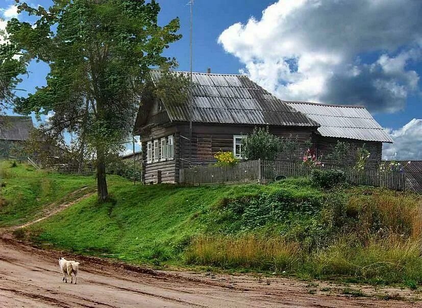 Покажи фото деревни светицы Пазл "Незаброшенная деревня" из 165 элементов Собрать онлайн пазл № 79359