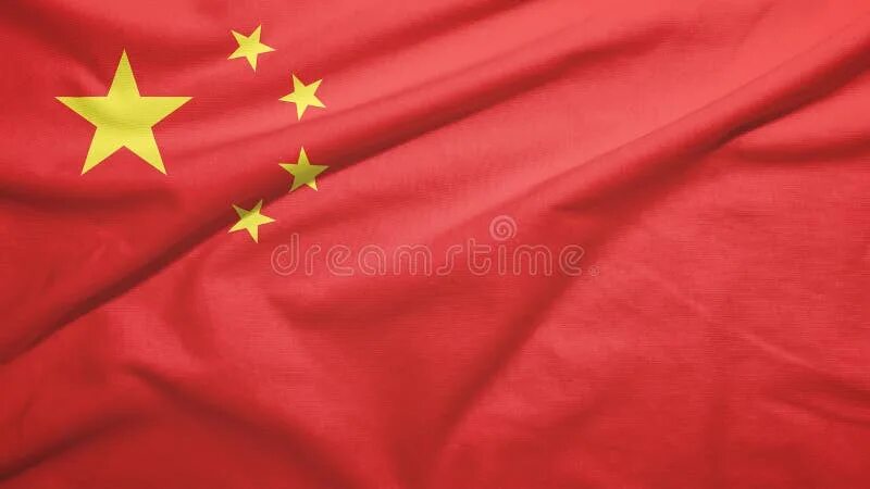 Покажи фото флаг китая China Flag with Fabric Texture Stock Image - Image of patriot, satin: 181569005