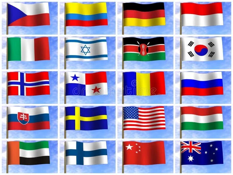 Покажи фото флаг страны World Flag Book Collection 25 Stock Illustration - Illustration of patriotic, pa