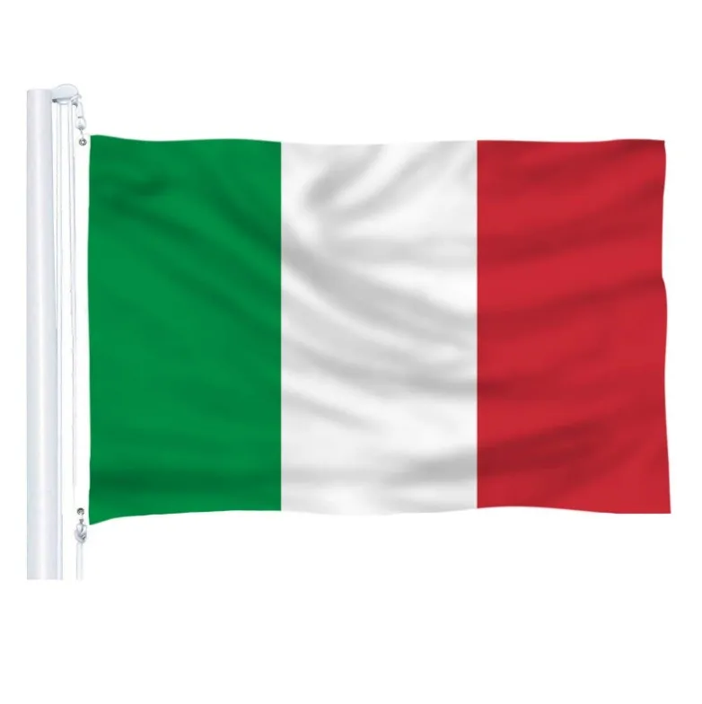 Покажи фото флага италии 90x150 Cm Italiaanse Vlag 3x5ft Groen Wit Rood Land Nationale Vlaggen Van Italië