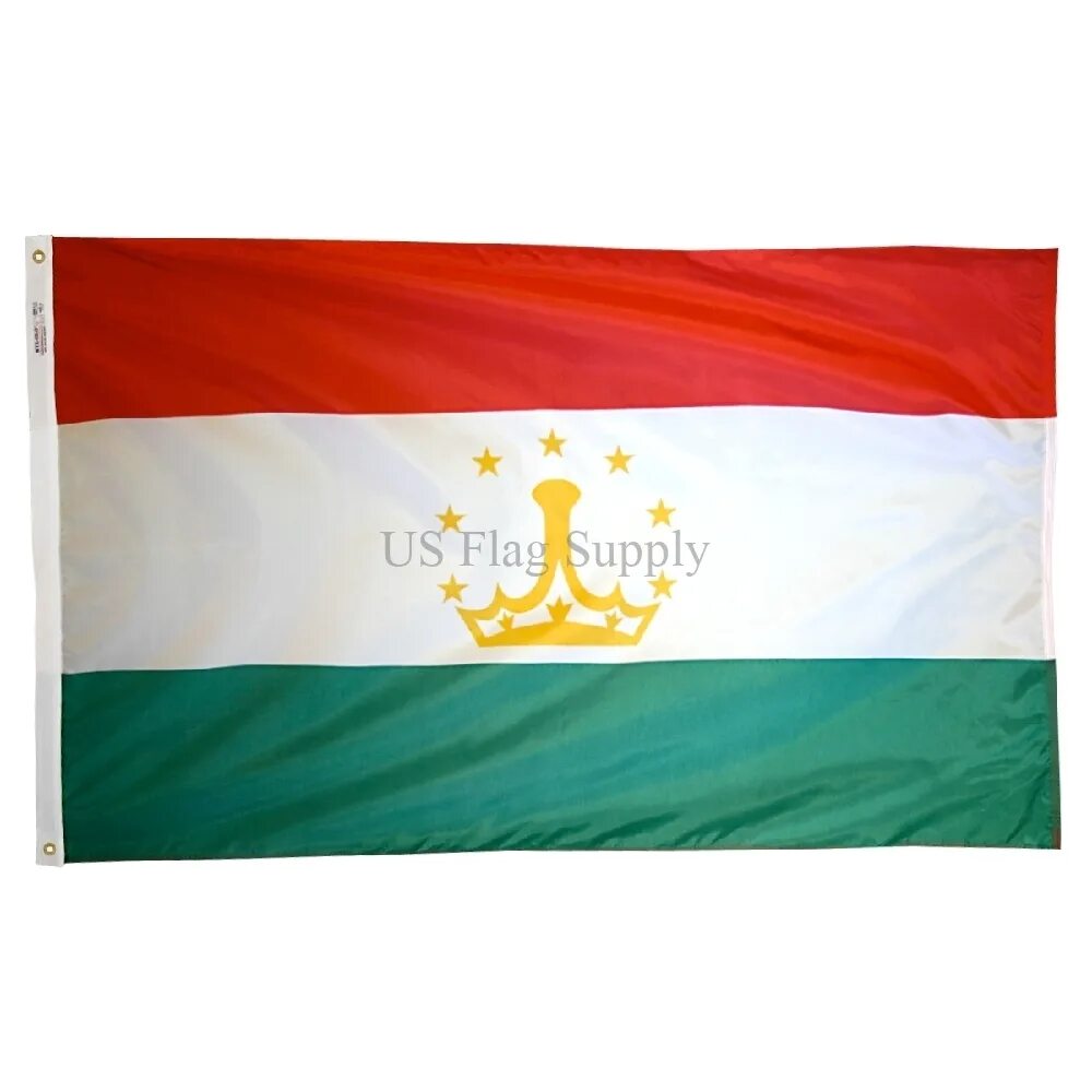 Покажи фото флага таджикистана Tajikistan Flag 3 x 5 ft. for Outdoor Use.