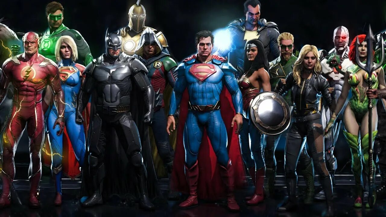 Покажи фото героев Стрим Injustice 2 Mobile - YouTube