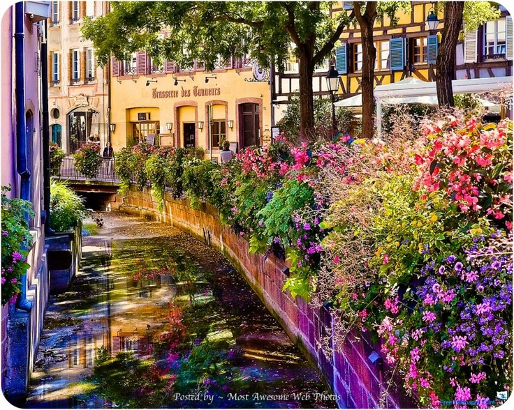 Покажи фото городских пейзажей Summer in Colmar, Alsace, France © Maria Draper France wallpaper, Colmar, Alsace