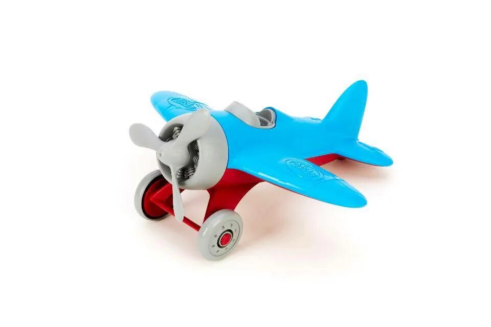 Покажи фото игрушки самолета Green Toys Airplane - Blue Играландия - интернет магазин игрушек