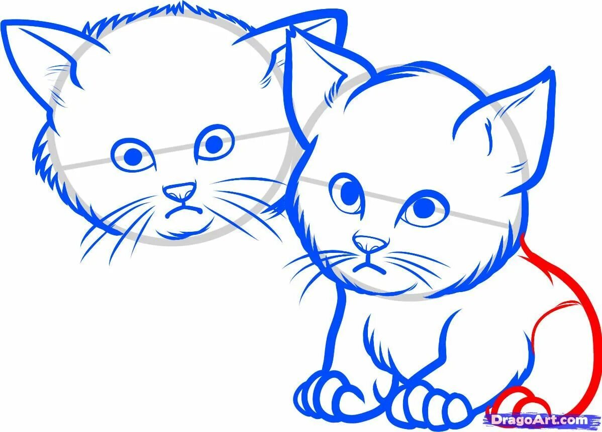 Покажи фото как нарисовать котика Как нарисовать котенка поэтапно 17 уроков Cat drawing tutorial, Drawings, Baby d