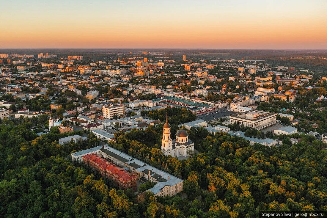 Покажи фото калуги Калуга с высоты - город Циолковского Gelio Слава Степанов Дзен