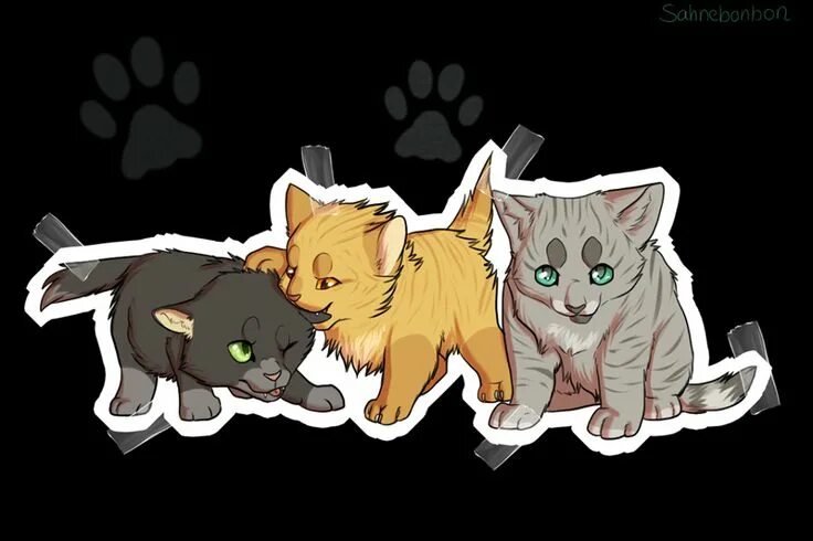 Покажи фото котов воителей cute Power of Three - Hollyleaf, Lionblaze, and Jayfeather c; Warrior cats art, 