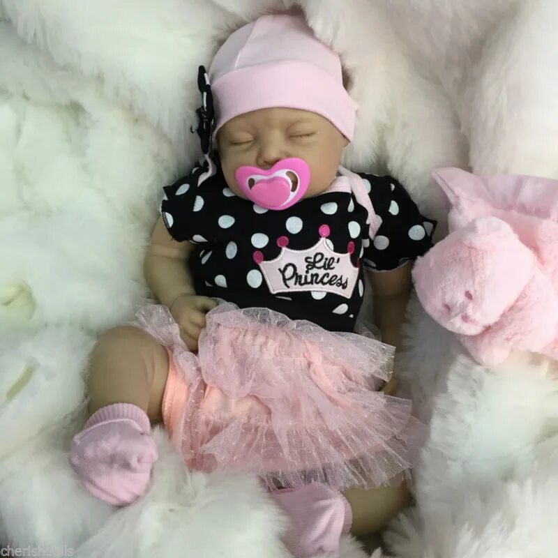 Покажи фото куклы реборна CHERISH DOLLS REBORN DOLL CHEAP BABY GIRL PRINCESS 22" NEWBORN REAL LIFELIKE UK 