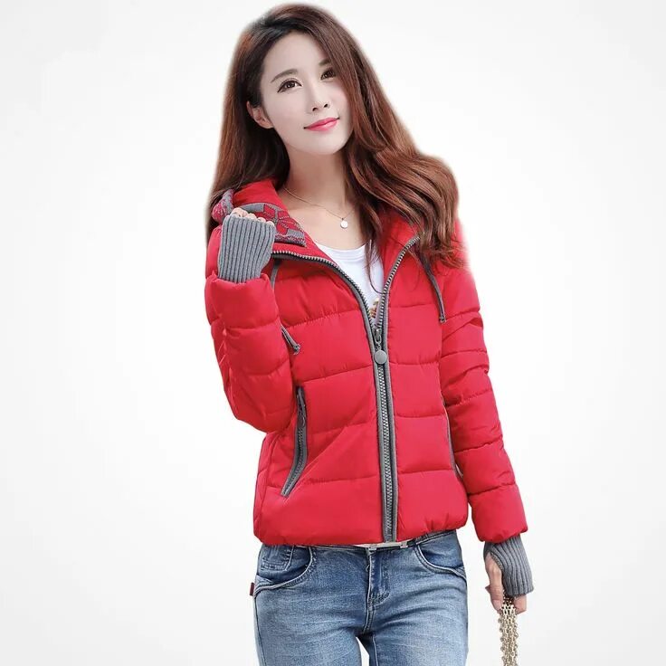 Покажи фото куртки Click to Buy L-3XL Large Size Ladies Fashion Down Coat Autumn Winter Jacket Wome