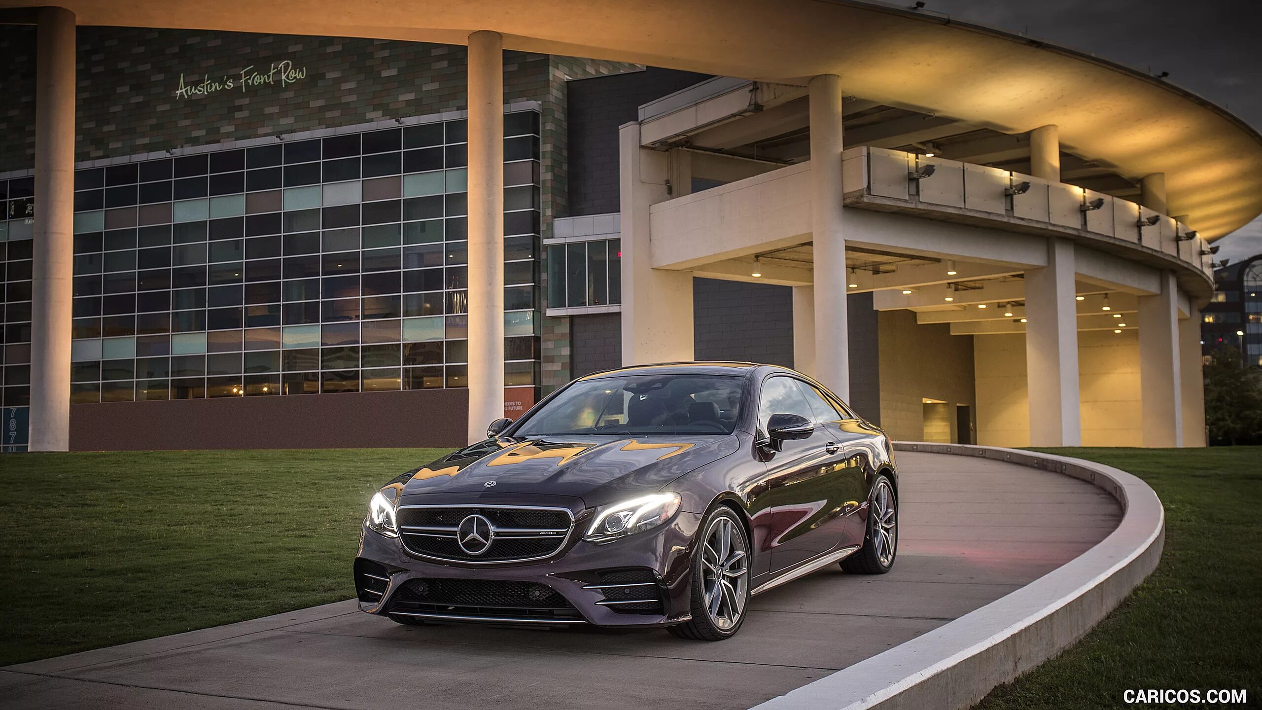 Покажи фото мерседеса 2019 Mercedes-AMG E 53 4MATIC+ Coupe (US-Spec) Wallpaper - Front Caricos