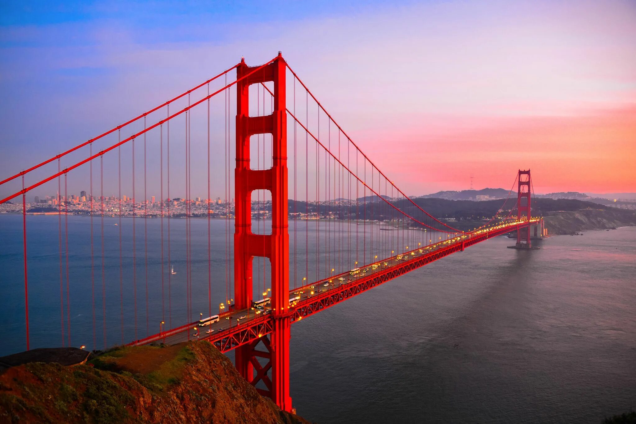 Покажи фото моста Golden gate bridge, Đảo alcatraz, Du lịch