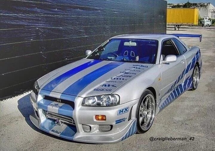 Покажи фото ниссан скайлайн Brian's R34 from 2 Fast 2 Furious was one of the first cars that got me into lov