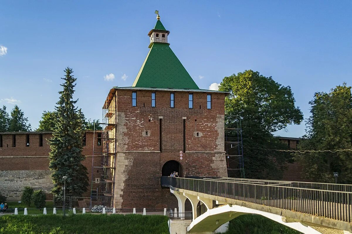 Покажи фото нижегородского кремля Нікольська вежа (Нижній Новгород) - Вікіпедія