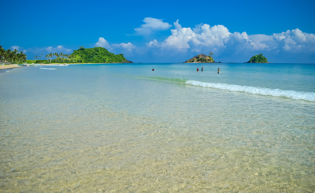 Покажи фото пляжа Пляж Накпан или Nacpan Beach из категории самые лучшие пляжи Филиппин - фото пут