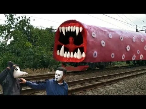 Покажи фото поезда пожирателя Mencari siren head malah ketemu train Eater dan SCP 049 - YouTube