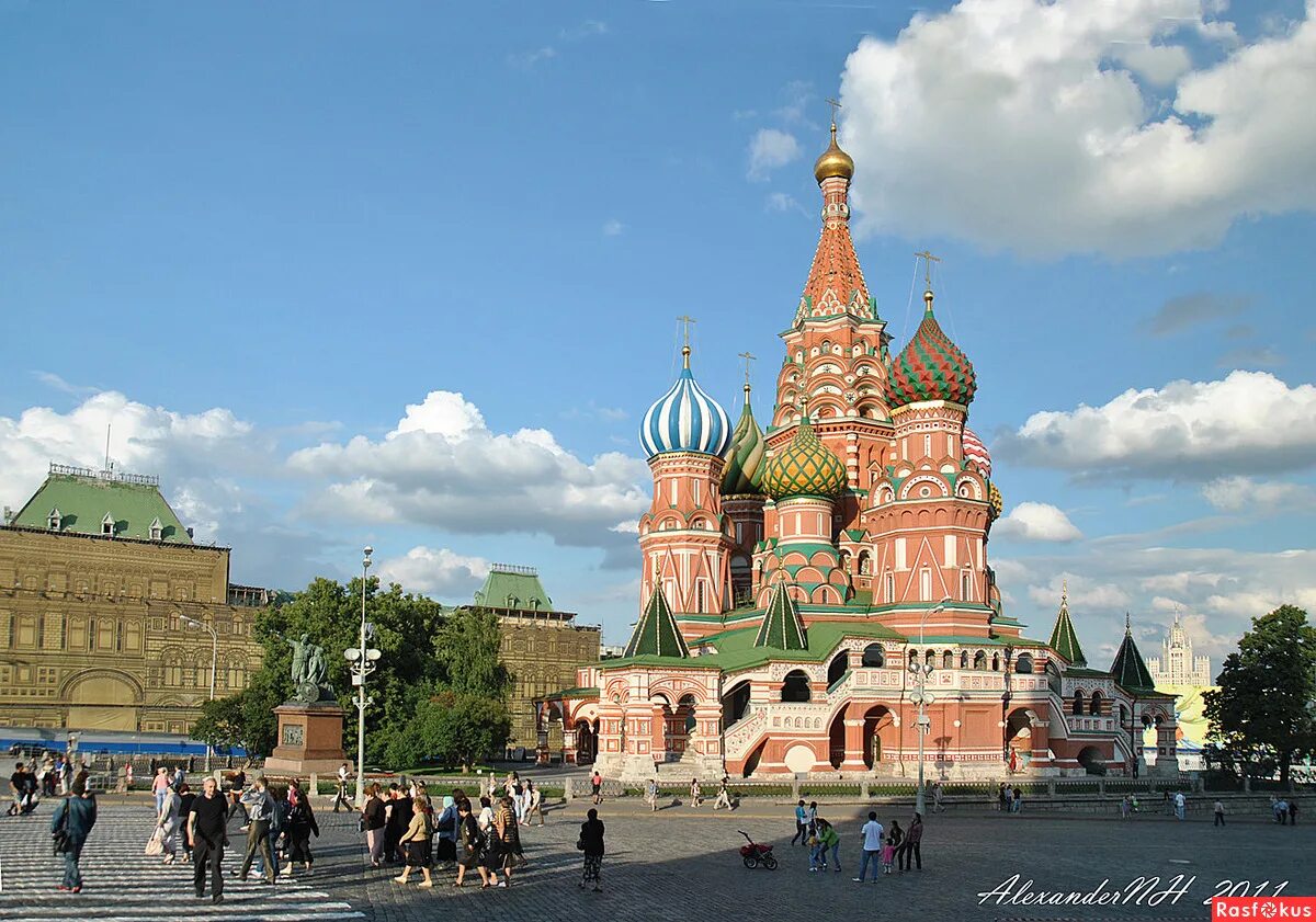 Saint Basil's Cathedral The Cathedral of Vasily the Blesse. Flickr