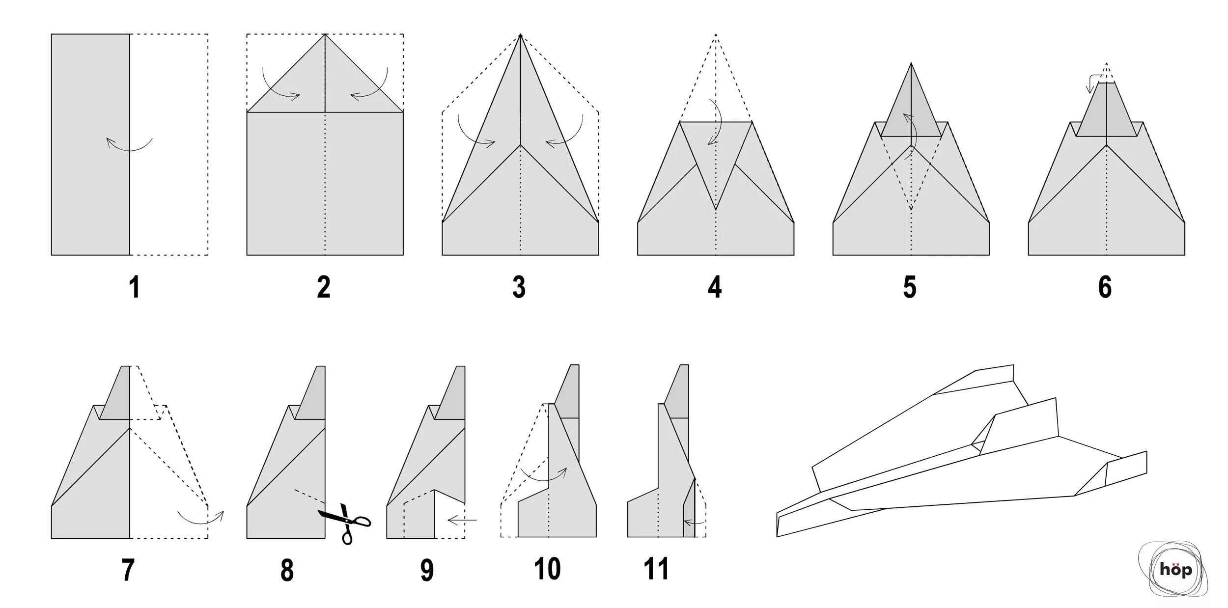 Покажи фото разные виды самолетиков из бумаги How to Make an Origami Fighter Jet Paper Airplane