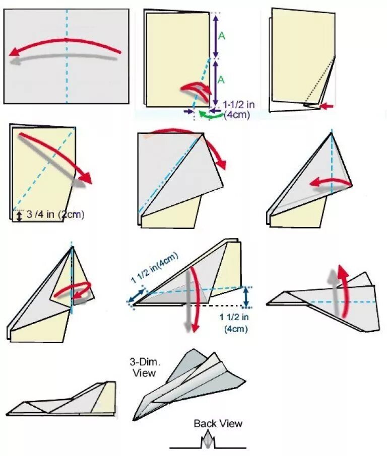 Покажи фото разные виды самолетиков из бумаги Paper Plane Instructions Printable