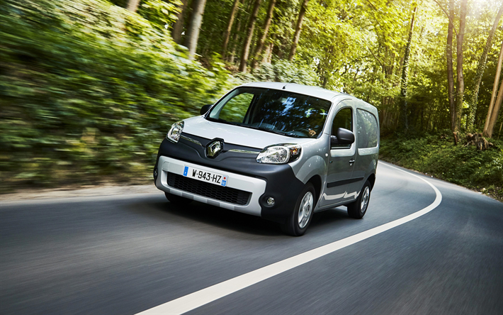 Покажи фото рено Download wallpapers Renault Kangoo Maxi ZE, 4k, 2018 cars, electric cars, van, R