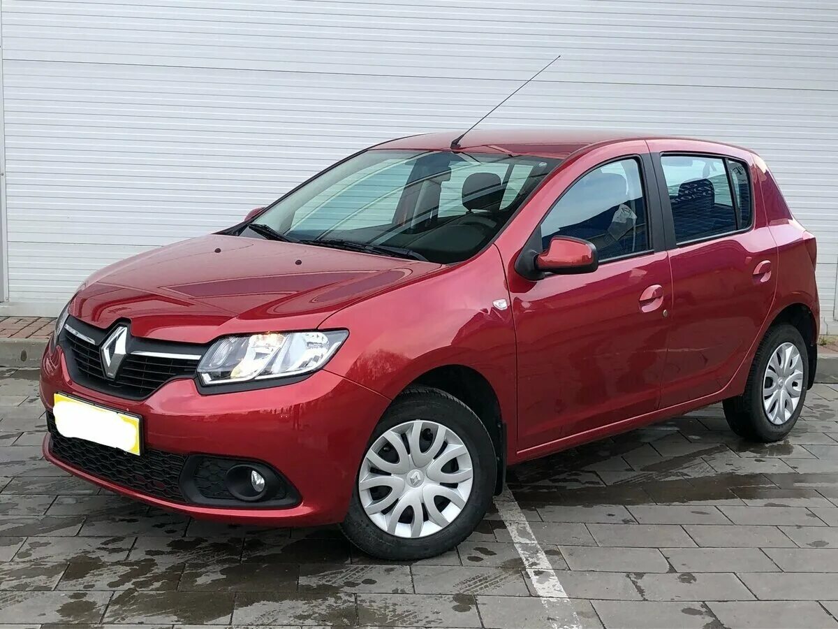 Покажи фото рено сандеро Купить б/у Renault Sandero II 1.6 MT (82 л.с.) бензин механика в Салехарде: крас