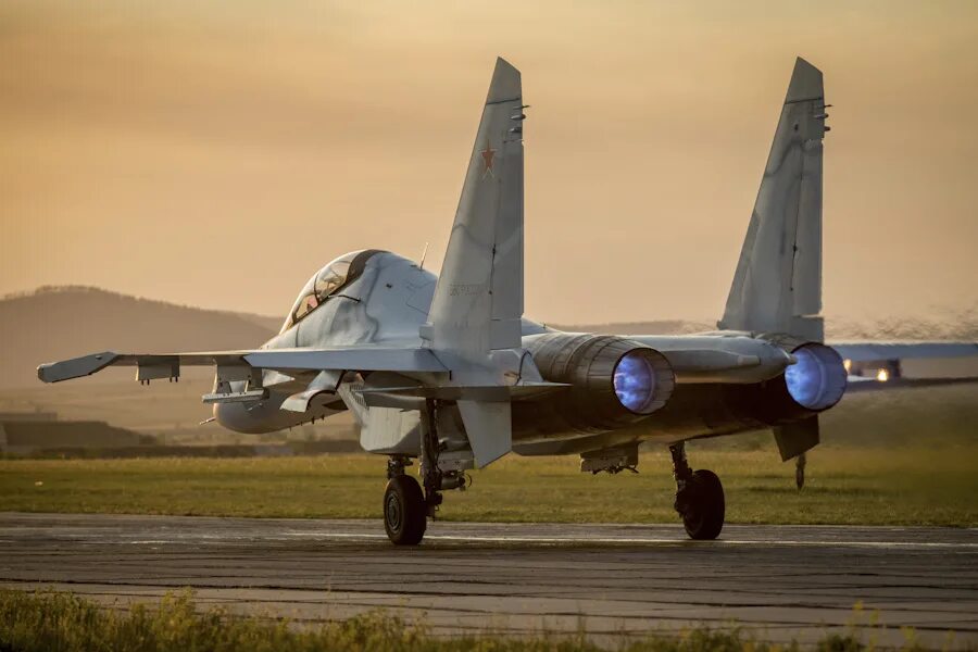 Покажи фото самолета су Training of the Su-30SM crews of the Russian Aerospace Forces (Domna airfield, T