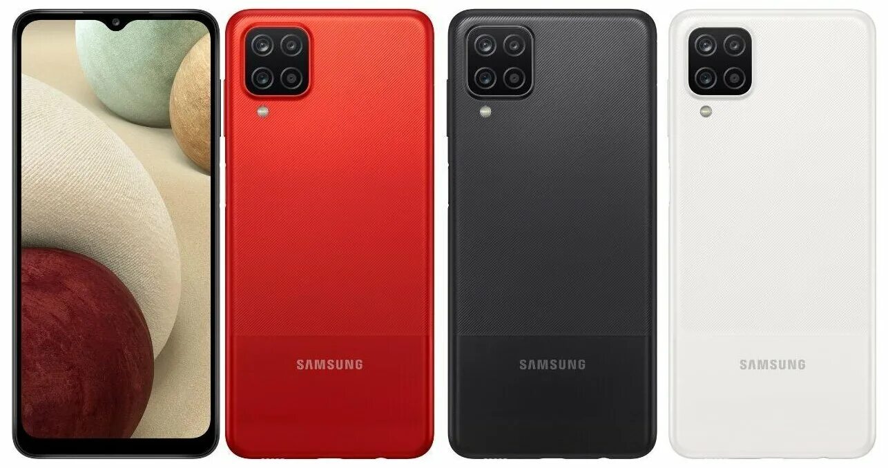 Покажи фото самсунг а 15 Смартфон Samsung Galaxy A12 3/32 ГБ RU, Dual nano SIM, красный - купить в интерн