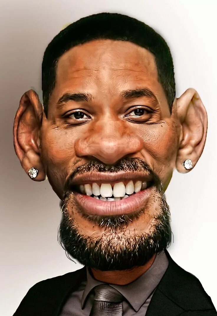 Покажи фото самых смешных людей Will Smith caricature Karikatyr, Kändisar, Roligt