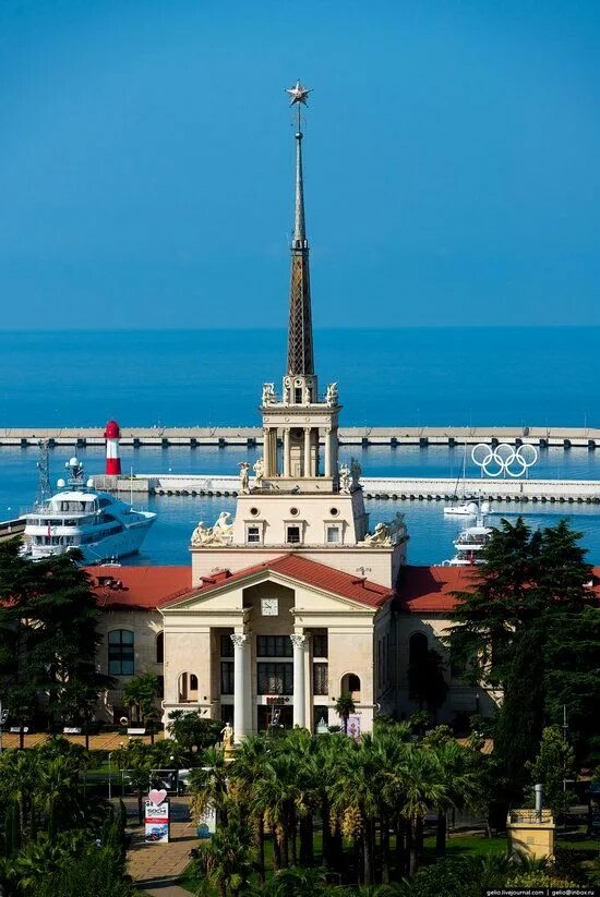 Покажи фото сочи Marine Station of Sochi, Russia Путешествия, Туризм, Курорты